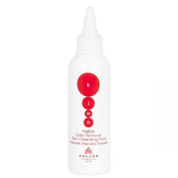 Lichid pentru Indepartarea Vopselei de Par - Kallos KJMN Color Remover Skin Cleansing Fluid, 100 ml