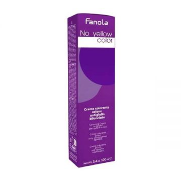 Vopsea Crema Anti-Ingalbenire Fanola No Yellow Color 10 ICE Blond Platinat Rece, 100ml