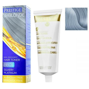 Vopsea de Par Semi-Permanenta Rosa Impex Prestige VIP's BeBlonde Hair Toner, nuanta BB05 Northern Lights, 100ml