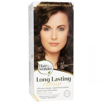 Vopsea par, Long Lasting Colour, 5.3 Light Golden Brown, Hairwonder