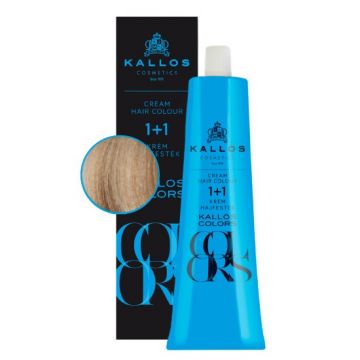 Vopsea Permanenta - Kallos Colors Cream Hair Colour, nuanta 8G Blond Auriu Foarte Deschis, 60 ml