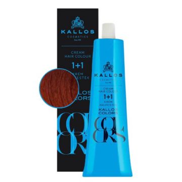 Vopsea Permanenta - Kallos Colors Cream Hair Colour, nuanta 8M Mahon Roscat Blond, 60 ml