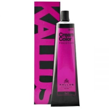 Vopsea Permanenta - Kallos Prestige Cream Color, nuanta 1 Negru, 60 ml