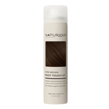 Spray acoperire par alb Root Touch Dark Brown, 75 ml, Naturigin