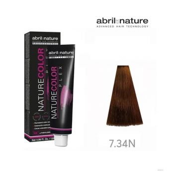 Vopsea-crema pentru par Nature Color Plex 7.34N, 120 ml