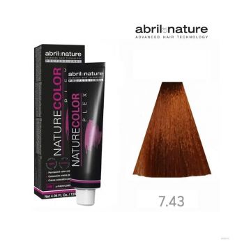 Vopsea-crema pentru par Nature Color Plex 7.43, 120 ml