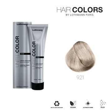 Vopsea pentru par fara amoniac United Color Shine Lothmann 9.21, 100 ml
