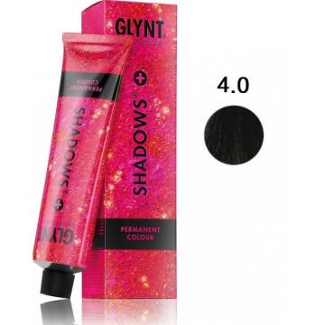 Vopsea permanenta 4.0+ Shadows Plus Glynt, 100 ml