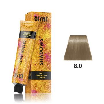 Vopsea permanenta 8.0 Shadows Glynt, 100 ml