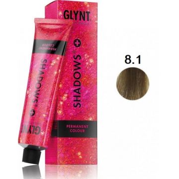 Vopsea permanenta 8.1+ Shadows Plus Glynt, 100 ml