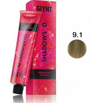 Vopsea permanenta 9.1+ Shadows Plus Glynt, 100 ml
