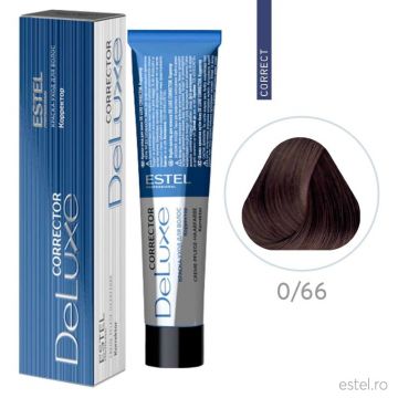 Corector Estel De Luxe 0/66 Violet, 60 ml