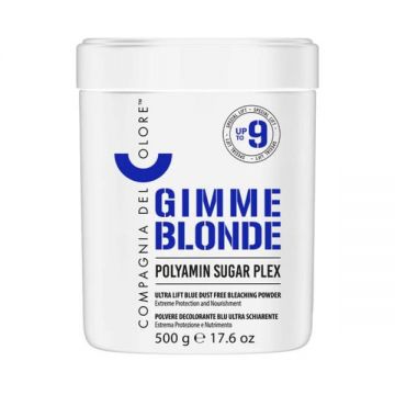 Pudra Decoloranta 9 Tonuri Sugar Plex Gimme Blonde Compagnia del Colore, 500 g