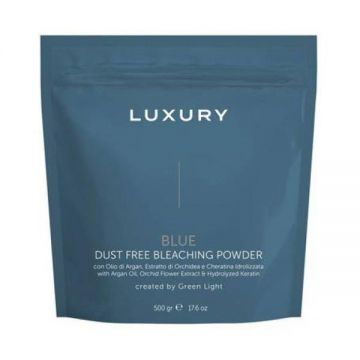 Pudra Decoloranta - Blue Dust Free Bleaching Powder Luxury, Green Light, 500 g