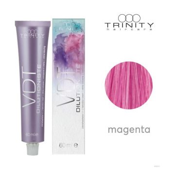 Vopsea crema demiperamenta nuanta pastelata VDT Dilutioniste Trinity Haircare, Magenta, 60 ml Vopsea crema demiperamenta nuanta pastelata VDT Dilutioniste Trinity Haircare, Magenta, 60 ml