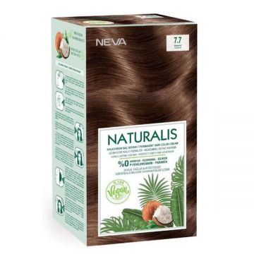 Vopsea de Par Vegana Fara Amoniac - Naturalis, Neva, nuanta 7.7 Caramel, 150 ml Vopsea de Par Vegana Fara Amoniac - Naturalis, Neva, nuanta 7.7 Caramel, 150 ml