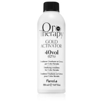 Fanola Oro Therapy Gold Activator lotiune activa 12% 40 vol.