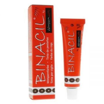 Vopsea de gene si sprancene Maro Natural Binacil, 15 g