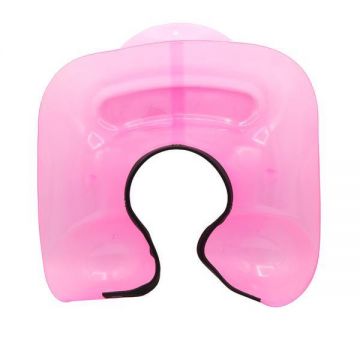 Guler din plastic pentru vopsirea părului, roz