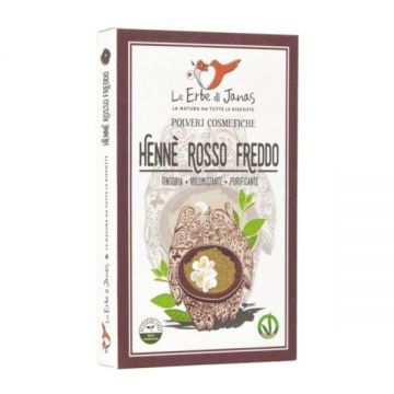 Henna Rosu Rece Le Erbe di Janas 100 gr