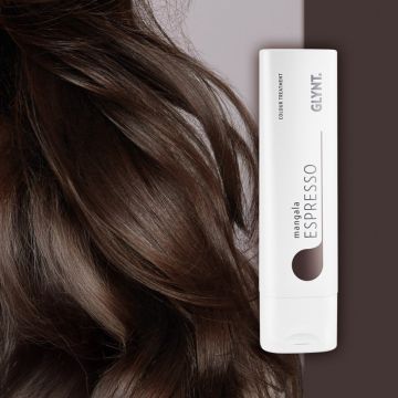 Masca nuantatoare pentru par brunet Espresso Mangala, 200 ml