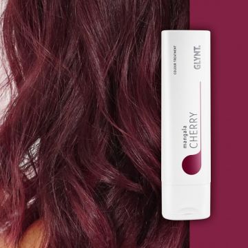 Masca nuantatoare pentru par rosu Cherry Mangala, 200 ml