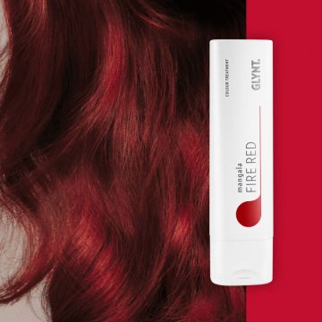Masca nuantatoare pentru par rosu Fire Red Mangala, 200 ml