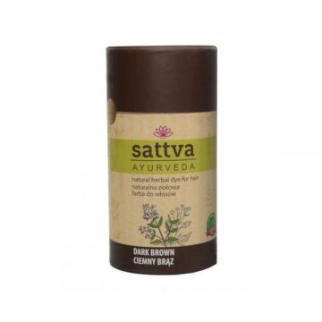 Vopsea Ciocolatiu Inchis, – Sattva Ayurveda, 150 g