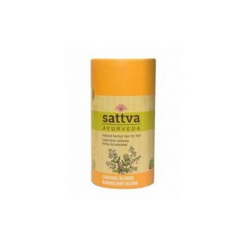 Vopsea de par Blond Caramel 150gr, Sattva Ayurveda