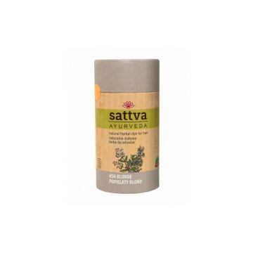 Vopsea de par Blond Cenusiu 150gr, Sattva Ayurveda