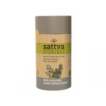 Vopsea de par Blond Cenusiu Inchis, – Sattva Ayurveda, 150 g