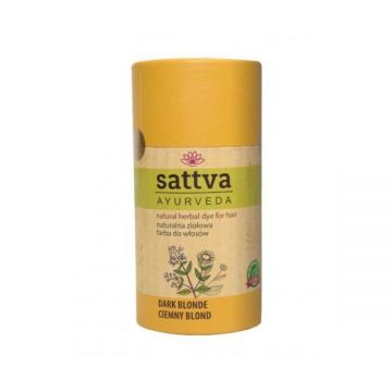 Vopsea de par Blond Inchis, – Sattva Ayurveda, 150 g