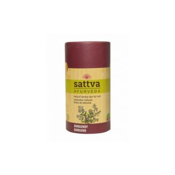 Vopsea de par Roscat Burgundy 150gr, Sattva Ayurveda