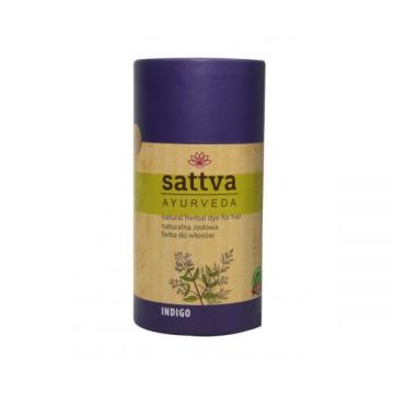 Vopsea Henna Indigo, 150gr – Sattva Ayurveda