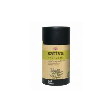 Vopsea Henna Negru, 150gr, Sattva Ayurveda