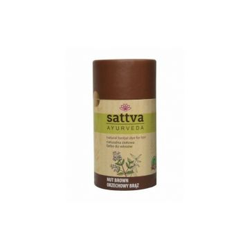 Vopsea Henna Saten Nuca 150gr, Sattva Ayurveda
