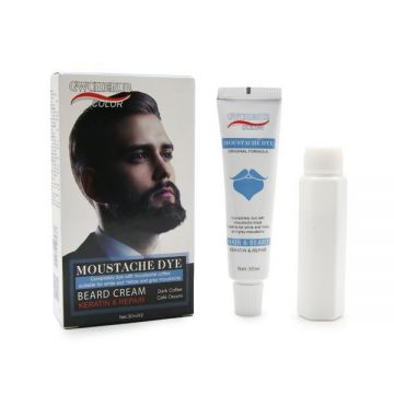 Vopsea pentru barbă pentru bărbați Global Fashion, culoare Dark Coffee, 30 ml