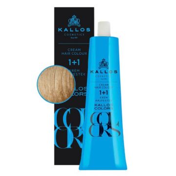 Vopsea Permanenta - Kallos Colors Cream Hair Colour, nuanta 10F Blond Luminos Natural, 60 ml