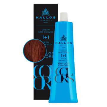 Vopsea Permanenta - Kallos Colors Cream Hair Colour, nuanta 3TR Rosu Venetian, 60 ml