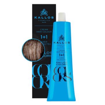 Vopsea Permanenta - Kallos Colors Cream Hair Colour, nuanta 5N Brun Deschis, 60 ml