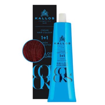 Vopsea Permanenta - Kallos Colors Cream Hair Colour, nuanta 7M Mahon, 60 ml