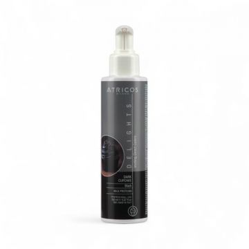 Vopsea Pigment Profesională Atricos Inviting Direct Color Delights - Dark Cupcake Nuanță Negru, 150 ml