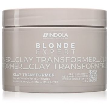 Indola Blond Expert Clay Transformer pudra decoloranta pentru par blond