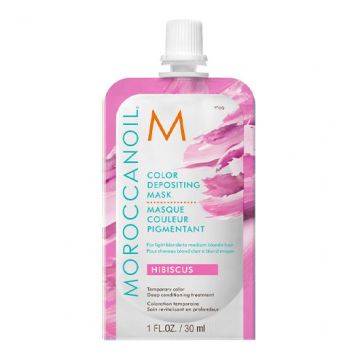Masca coloranta pentru par Moroccanoil Color Depositing Hibiscus 30ml