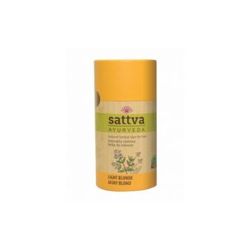 Vopsea de par Blond Deschis 150gr, Sattva Ayurveda Vopsea de par Blond Deschis 150gr, Sattva Ayurveda