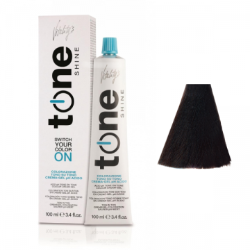 Vopsea de par crema semipermanenta Vitality's Tone Shine Light Chestnut Brown 5/9 100ml