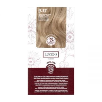 Vopsea de par fara amoniac Blond foarte Deschis Rece 9.17 Lucens Umbria, 50 ml