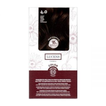 Vopsea de par fara amoniac Saten 4.0 Lucens Umbria, 50 ml