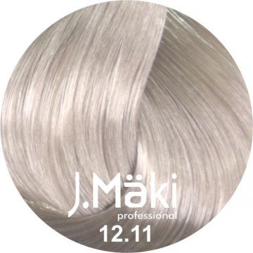 Vopsea de par J.Maki Professional 12.11 superlight intense ash blonde, 60 ml