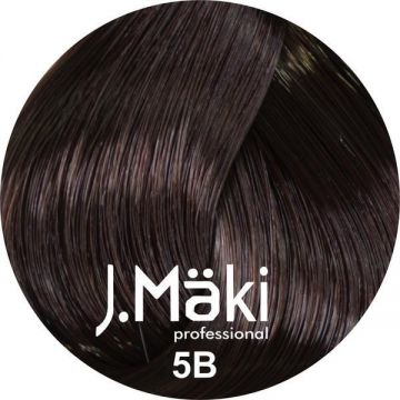 Vopsea de par J.Maki Professional 5B light cocoa brown, 60 ml